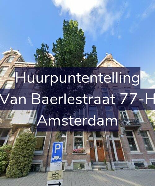 Foto gevel Huurpuntentelling voor Van Baerlestraat 77-H, Amsterdam