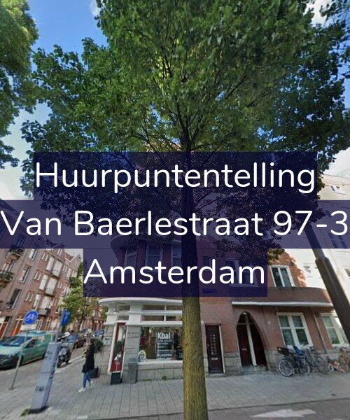 Foto gevel Huurpuntentelling voor Van Baerlestraat 97-3, Amsterdam