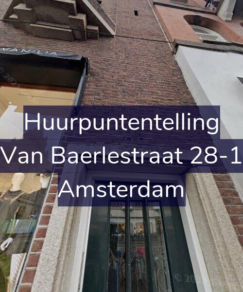 Foto gevel Huurpuntentelling voor Van Baerlestraat 28-1, Amsterdam