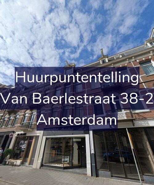 Foto gevel Huurpuntentelling voor Van Baerlestraat 38-2, Amsterdam