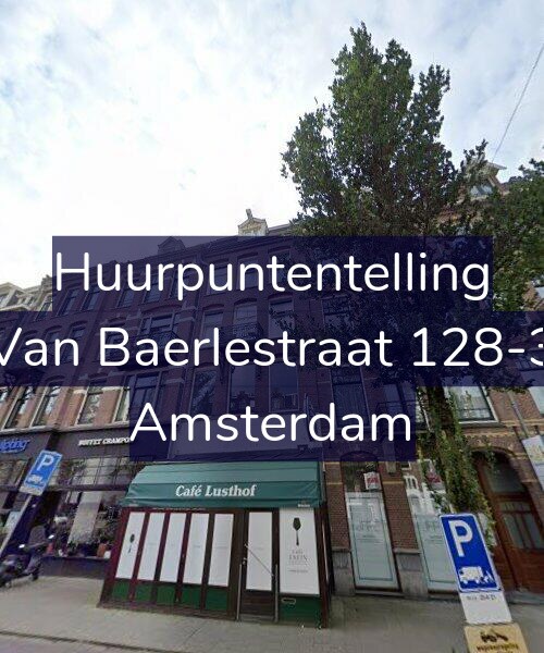 Foto gevel Huurpuntentelling voor Van Baerlestraat 128-3, Amsterdam
