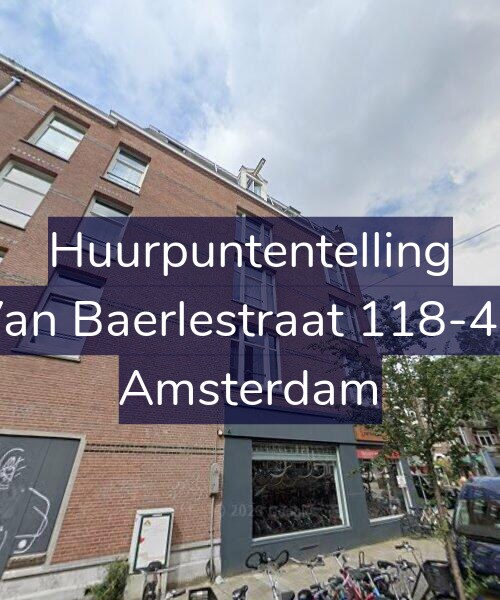 Foto gevel Huurpuntentelling voor Van Baerlestraat 118-4B, Amsterdam
