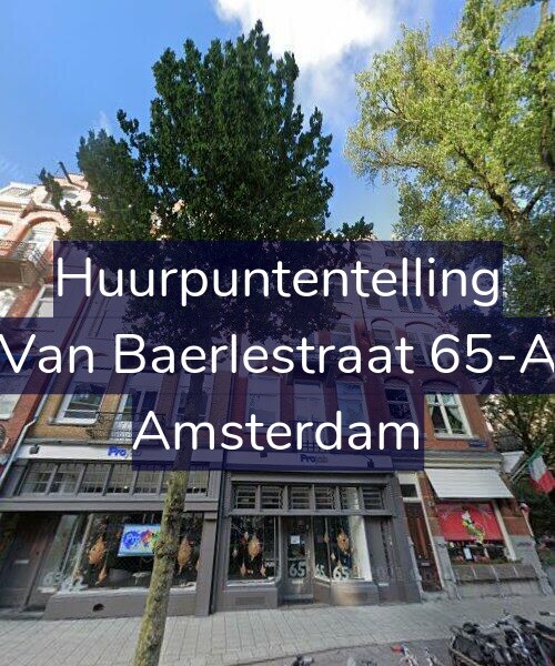 Foto gevel Huurpuntentelling voor Van Baerlestraat 65-A, Amsterdam