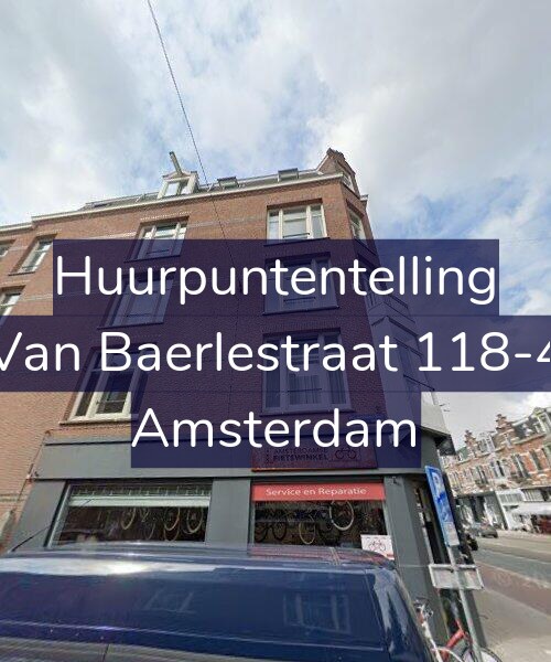Foto gevel Huurpuntentelling voor Van Baerlestraat 118-4, Amsterdam