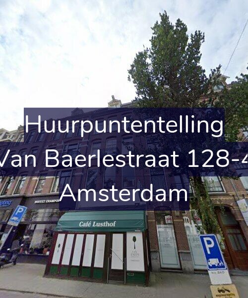 Foto gevel Huurpuntentelling voor Van Baerlestraat 128-4, Amsterdam