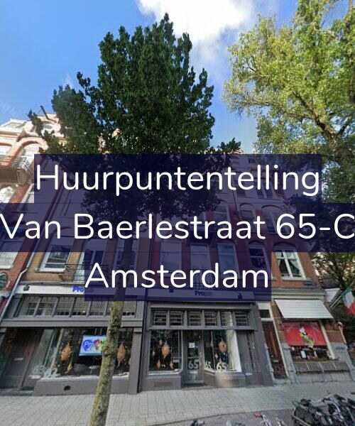 Foto gevel Huurpuntentelling voor Van Baerlestraat 65-C, Amsterdam