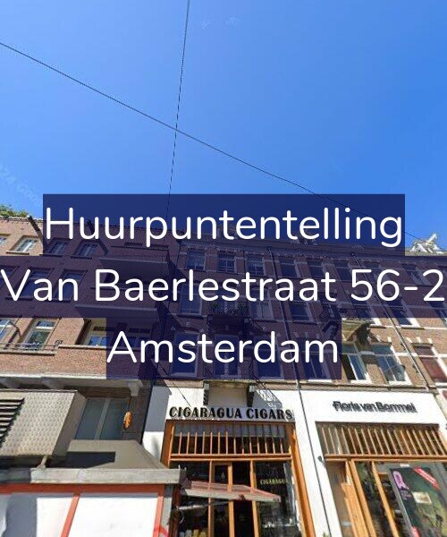 Foto gevel Huurpuntentelling voor Van Baerlestraat 56-2, Amsterdam