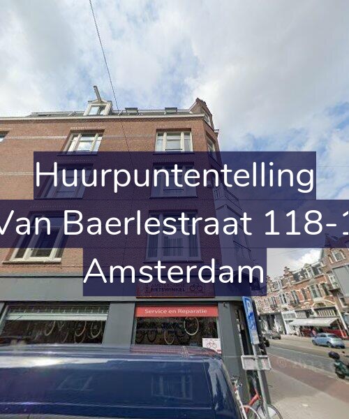 Foto gevel Huurpuntentelling voor Van Baerlestraat 118-1, Amsterdam