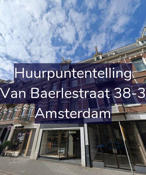 Foto gevel Huurpuntentelling voor Van Baerlestraat 38-3, Amsterdam