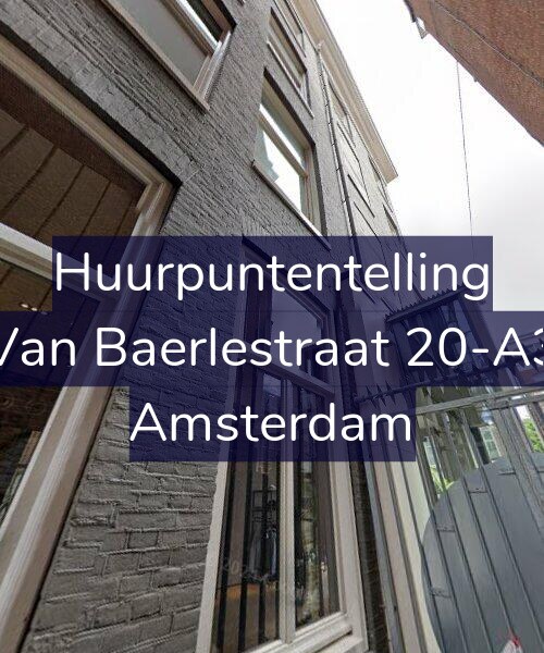 Foto gevel Huurpuntentelling voor Van Baerlestraat 20-A3, Amsterdam