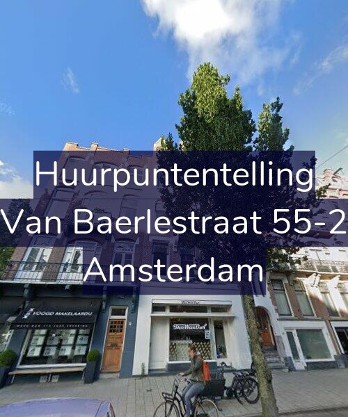 Foto gevel Huurpuntentelling voor Van Baerlestraat 55-2, Amsterdam