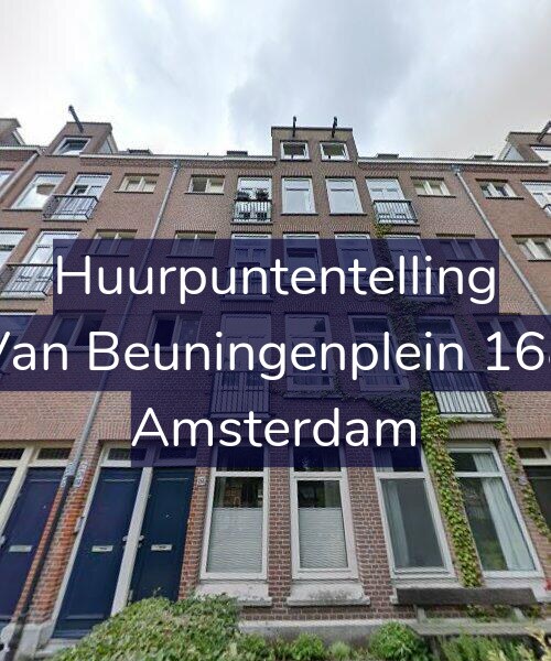 Foto gevel Huurpuntentelling voor Van Beuningenplein 168, Amsterdam