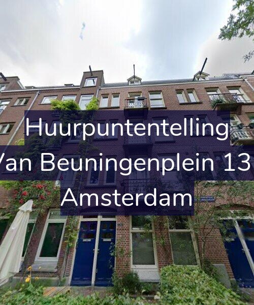 Foto gevel Huurpuntentelling voor Van Beuningenplein 132, Amsterdam