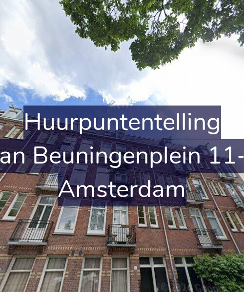 Foto gevel Huurpuntentelling voor Van Beuningenplein 11-3, Amsterdam