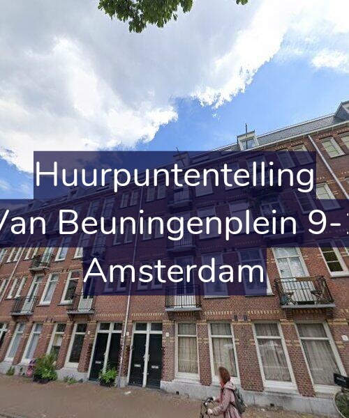 Foto gevel Huurpuntentelling voor Van Beuningenplein 9-1, Amsterdam