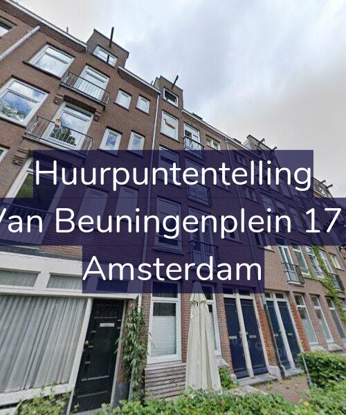 Foto gevel Huurpuntentelling voor Van Beuningenplein 174, Amsterdam