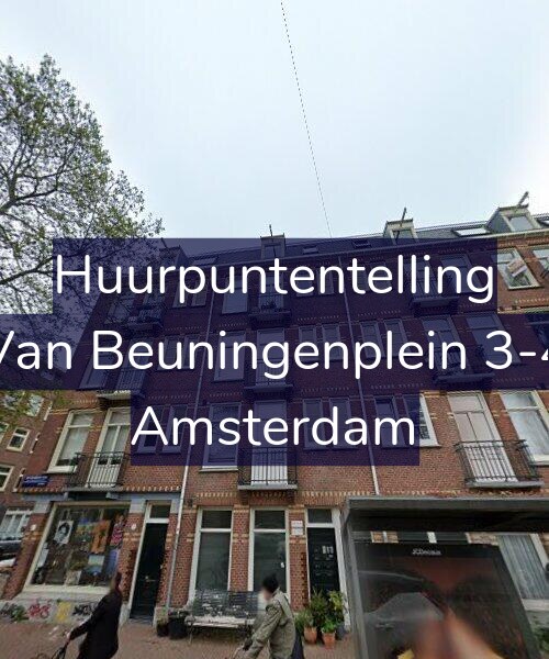 Foto gevel Huurpuntentelling voor Van Beuningenplein 3-4, Amsterdam