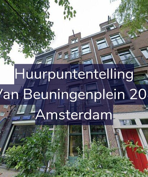 Foto gevel Huurpuntentelling voor Van Beuningenplein 204, Amsterdam