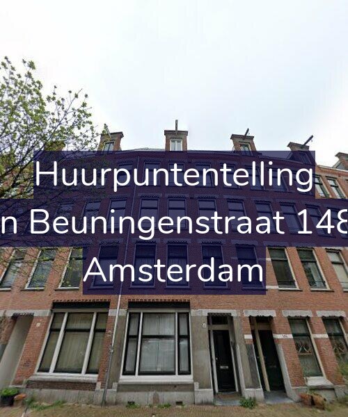 Foto gevel Huurpuntentelling voor Van Beuningenstraat 148-2, Amsterdam
