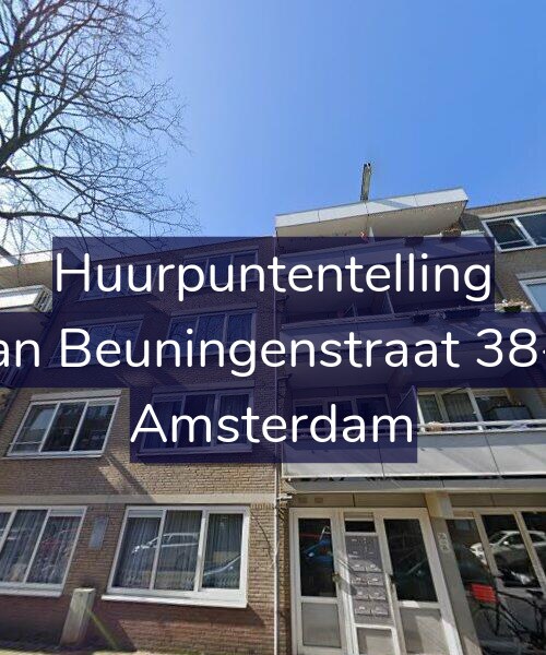 Foto gevel Huurpuntentelling voor Van Beuningenstraat 38-A, Amsterdam