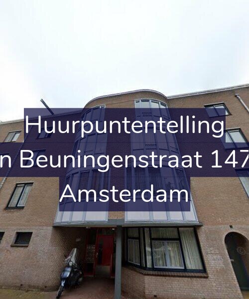 Foto gevel Huurpuntentelling voor Van Beuningenstraat 147-A, Amsterdam