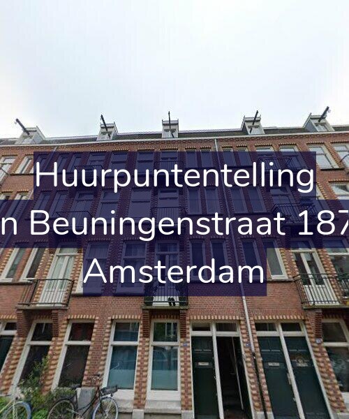 Foto gevel Huurpuntentelling voor Van Beuningenstraat 187-1, Amsterdam