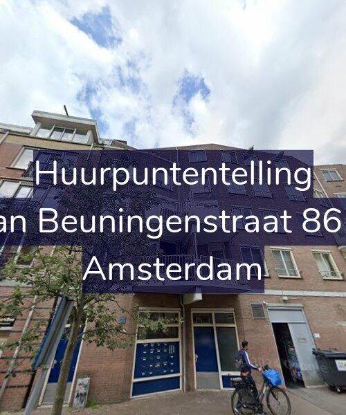 Foto gevel Huurpuntentelling voor Van Beuningenstraat 86-B, Amsterdam