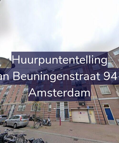 Foto gevel Huurpuntentelling voor Van Beuningenstraat 94-A, Amsterdam