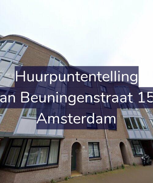 Foto gevel Huurpuntentelling voor Van Beuningenstraat 151, Amsterdam