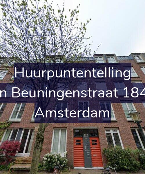 Foto gevel Huurpuntentelling voor Van Beuningenstraat 184-C, Amsterdam