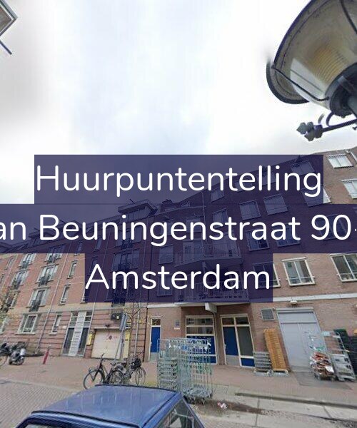 Foto gevel Huurpuntentelling voor Van Beuningenstraat 90-A, Amsterdam