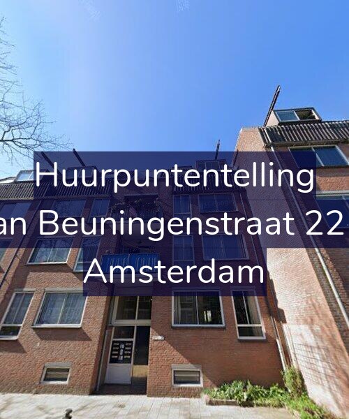 Foto gevel Huurpuntentelling voor Van Beuningenstraat 22-C, Amsterdam