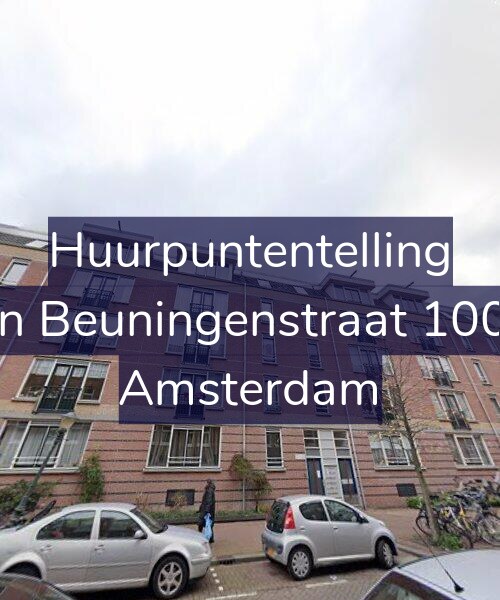 Foto gevel Huurpuntentelling voor Van Beuningenstraat 100-B, Amsterdam