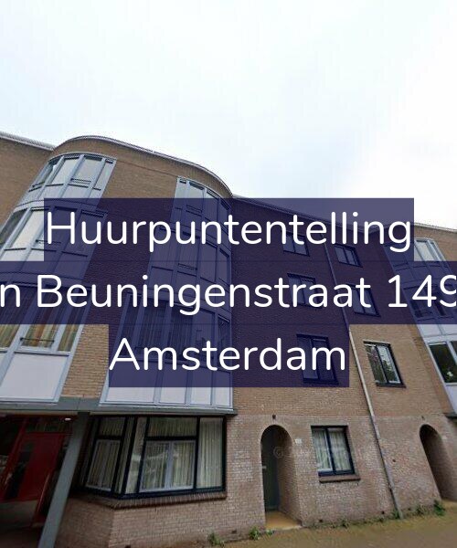Foto gevel Huurpuntentelling voor Van Beuningenstraat 149-A, Amsterdam