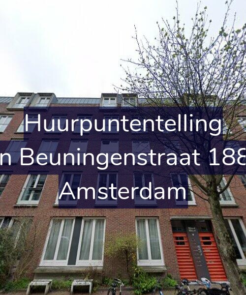 Foto gevel Huurpuntentelling voor Van Beuningenstraat 188-B, Amsterdam