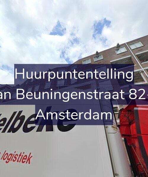Foto gevel Huurpuntentelling voor Van Beuningenstraat 82-A, Amsterdam