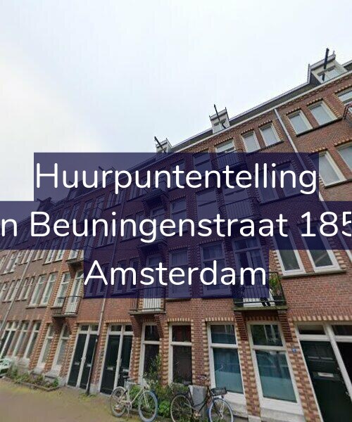 Foto gevel Huurpuntentelling voor Van Beuningenstraat 185-3, Amsterdam