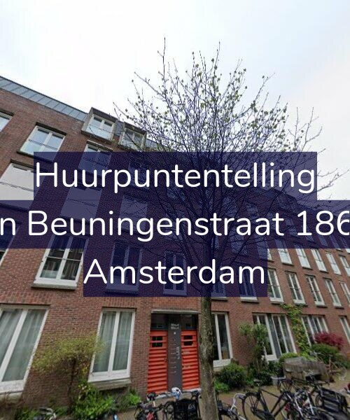 Foto gevel Huurpuntentelling voor Van Beuningenstraat 186-A, Amsterdam