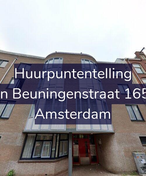 Foto gevel Huurpuntentelling voor Van Beuningenstraat 165-F, Amsterdam