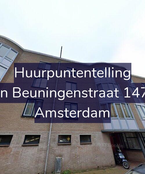 Foto gevel Huurpuntentelling voor Van Beuningenstraat 147-F, Amsterdam
