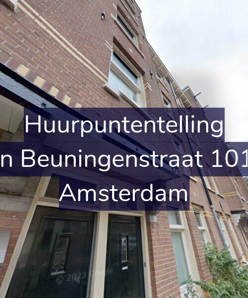 Foto gevel Huurpuntentelling voor Van Beuningenstraat 101-2, Amsterdam