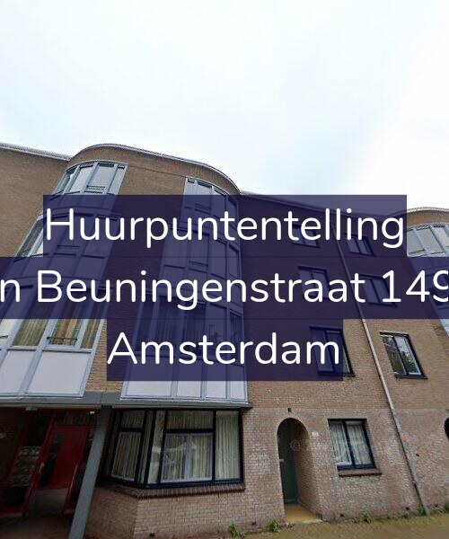 Foto gevel Huurpuntentelling voor Van Beuningenstraat 149-B, Amsterdam