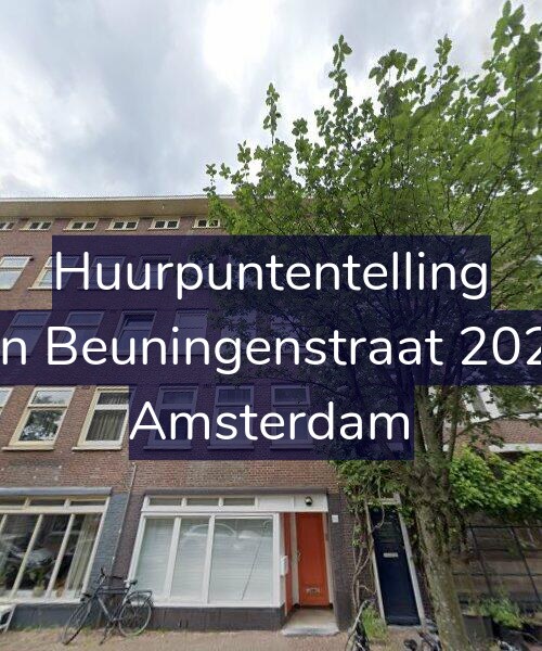 Foto gevel Huurpuntentelling voor Van Beuningenstraat 202-1, Amsterdam