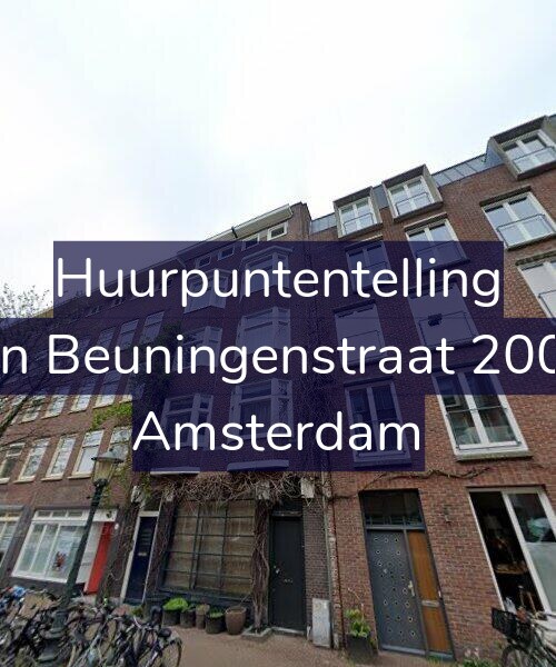 Foto gevel Huurpuntentelling voor Van Beuningenstraat 200-3, Amsterdam