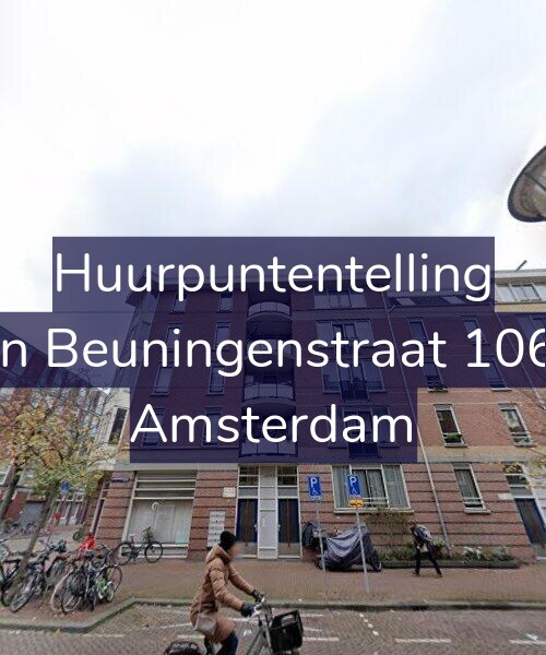 Foto gevel Huurpuntentelling voor Van Beuningenstraat 106-E, Amsterdam