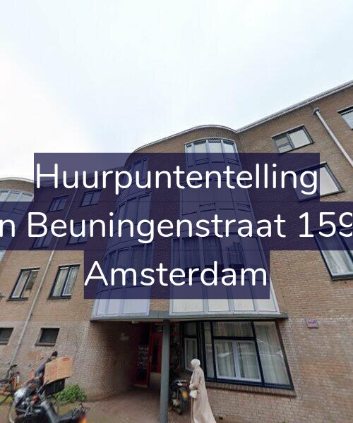 Foto gevel Huurpuntentelling voor Van Beuningenstraat 159-D, Amsterdam