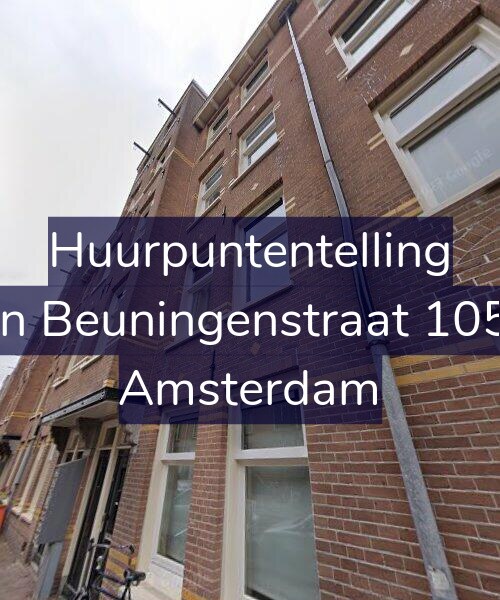 Foto gevel Huurpuntentelling voor Van Beuningenstraat 105-2, Amsterdam