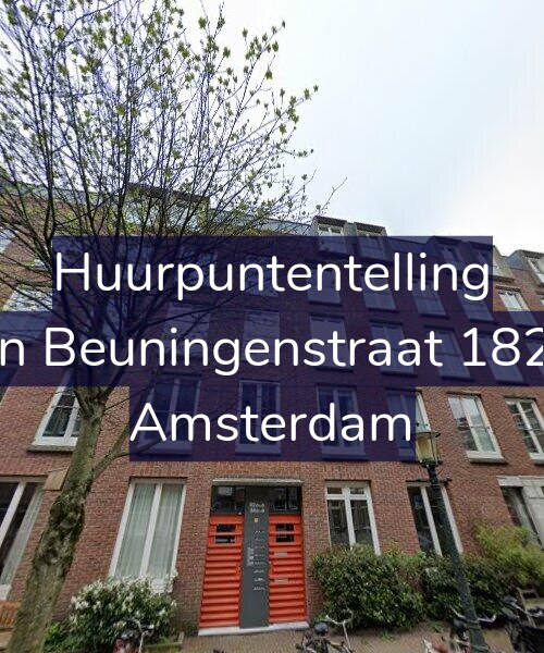 Foto gevel Huurpuntentelling voor Van Beuningenstraat 182-B, Amsterdam
