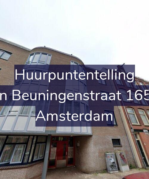 Foto gevel Huurpuntentelling voor Van Beuningenstraat 165-B, Amsterdam
