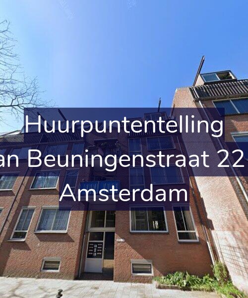 Foto gevel Huurpuntentelling voor Van Beuningenstraat 22-B, Amsterdam